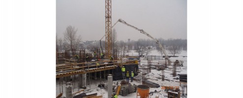 postęp prac na budowie