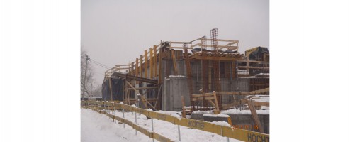 postęp prac na budowie