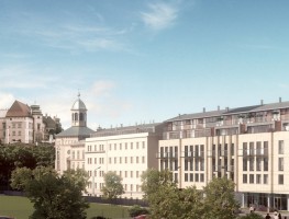 dobudowana część apartamentowa