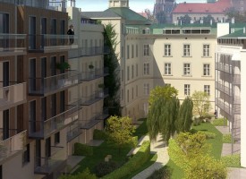 dobudowana część apartamentowa