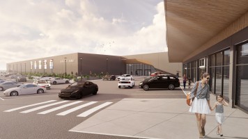 zdjęcie z budowy Centrum Handlowe Brama Jury