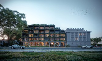 wizualizacje Nobu Hotel, Restaurant, and Residences Kraków