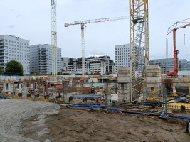 zdjęcie z budowy Modern Mokotów