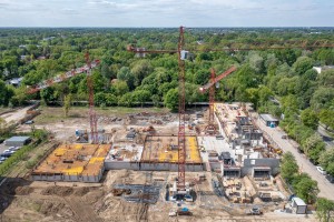 zdjęcie z budowy Milanówek Zdrój