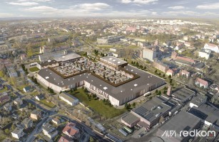 zdjęcie z budowy Park handlowy Silesiana
