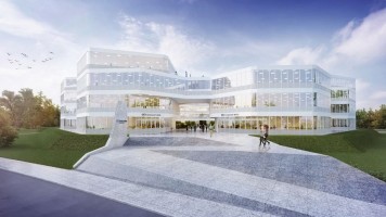 wizualizacje Centrum biurowo-technologiczne Logintrans