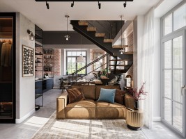 zdjęcie z przebudowy Grafitowe Lofty