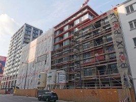 zdjęcie z budowy Żelazna 54