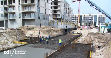 zdjęcie z budowy Platanowy Park