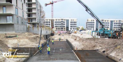 zdjęcie z budowy Platanowy Park