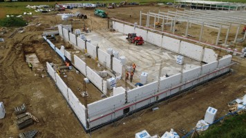 zdjęcie z budowy Smart Park Jawor