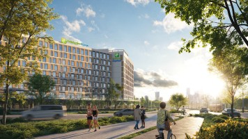 zdjęcie z budowy Hotel Holiday Inn Warszawa Sobieskiego