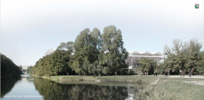 Widok od ulicy Czerniakowskiej