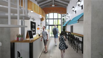 zdjęcie z przebudowy Food Hall Focha 15