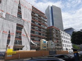 zdjęcie z budowy Żelazna 54