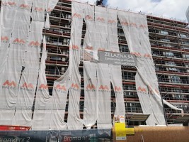 zdjęcie z budowy Żelazna 54