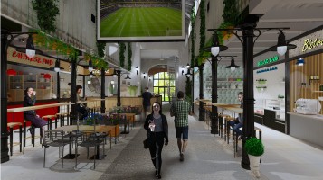 zdjęcie z przebudowy Food Hall Focha 15