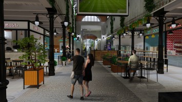 zdjęcie z przebudowy Food Hall Focha 15