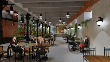 zdjęcie z przebudowy Food Hall Focha 15