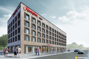 zdjęcie z budowy Hampton by Hilton Szczecin East