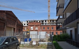 zdjęcie z budowy Apartamenty nad Oławką