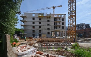 zdjęcie z budowy Apartamenty nad Oławką