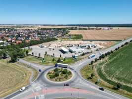 zdjęcie z budowy Smart Park Grodków