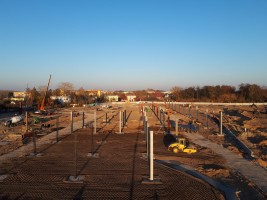 zdjęcie z budowy Park handlowy Karuzela