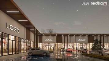 zdjęcie z budowy Park handlowy Silesiana