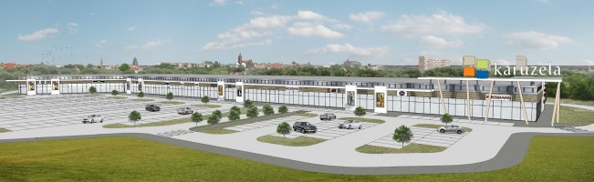 wizualizacje Park handlowy Karuzela