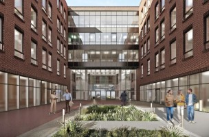 zdjęcie z budowy Nowa siedziba Prokuratury Regionalnej w Gdańsku