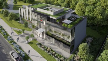 zdjęcie z budowy Nowa siedziba RWS Investment Group