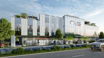 zdjęcie z budowy Nowa siedziba RWS Investment Group