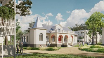 zdjęcie z budowy Arche Dwór Bojarów