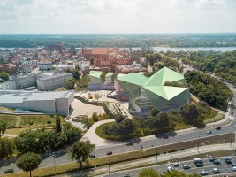 zdjęcie z budowy Europejskie Centrum Filmowe CAMERIMAGE