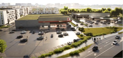 zdjęcie z budowy Park handlowy Andersa