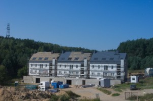 Pierwszy dach na osiedlu Łanowa I