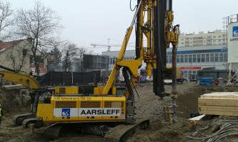 Stabilizacja gruntu pod płytę fundamentową i zabezpieczanie wykopu