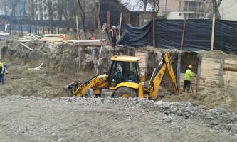 Stabilizacja gruntu pod płytę fundamentową i zabezpieczanie wykopu