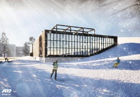 wizualizacje Całoroczne Centrum Sportów Zimowych