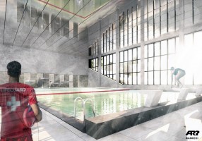 wizualizacje Całoroczne Centrum Sportów Zimowych