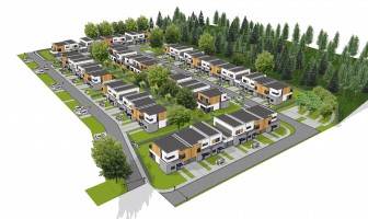 wizualizacje Osiedle domów jednorodzinnych