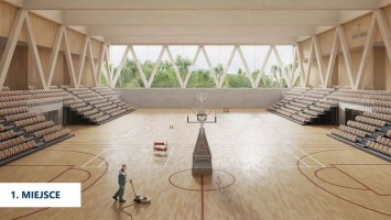 wizualizacje Hala sportowo-widowiskowa Politechniki Gdańskiej