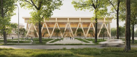 wizualizacje Hala sportowo-widowiskowa Politechniki Gdańskiej