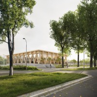 wizualizacje Hala sportowo-widowiskowa Politechniki Gdańskiej