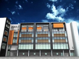 wizualizacje Budynek Handlowo-Biurowy