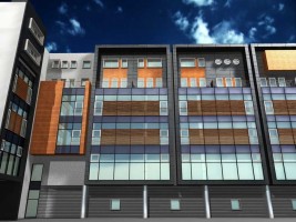 wizualizacje Budynek Handlowo-Biurowy