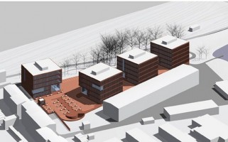 wizualizacje Zespół budynków biurowych Katowice