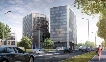 zdjęcie z budowy Centrum Zana Office Park