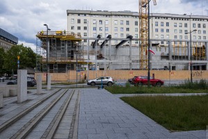 zdjęcie z przebudowy NBP